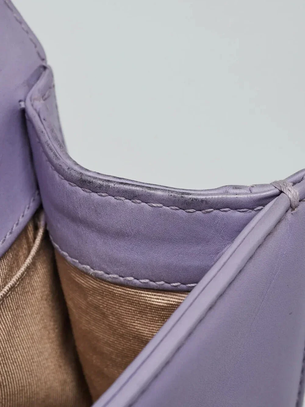 Chanel Purple Woven Lambskin Leather #235312C28B